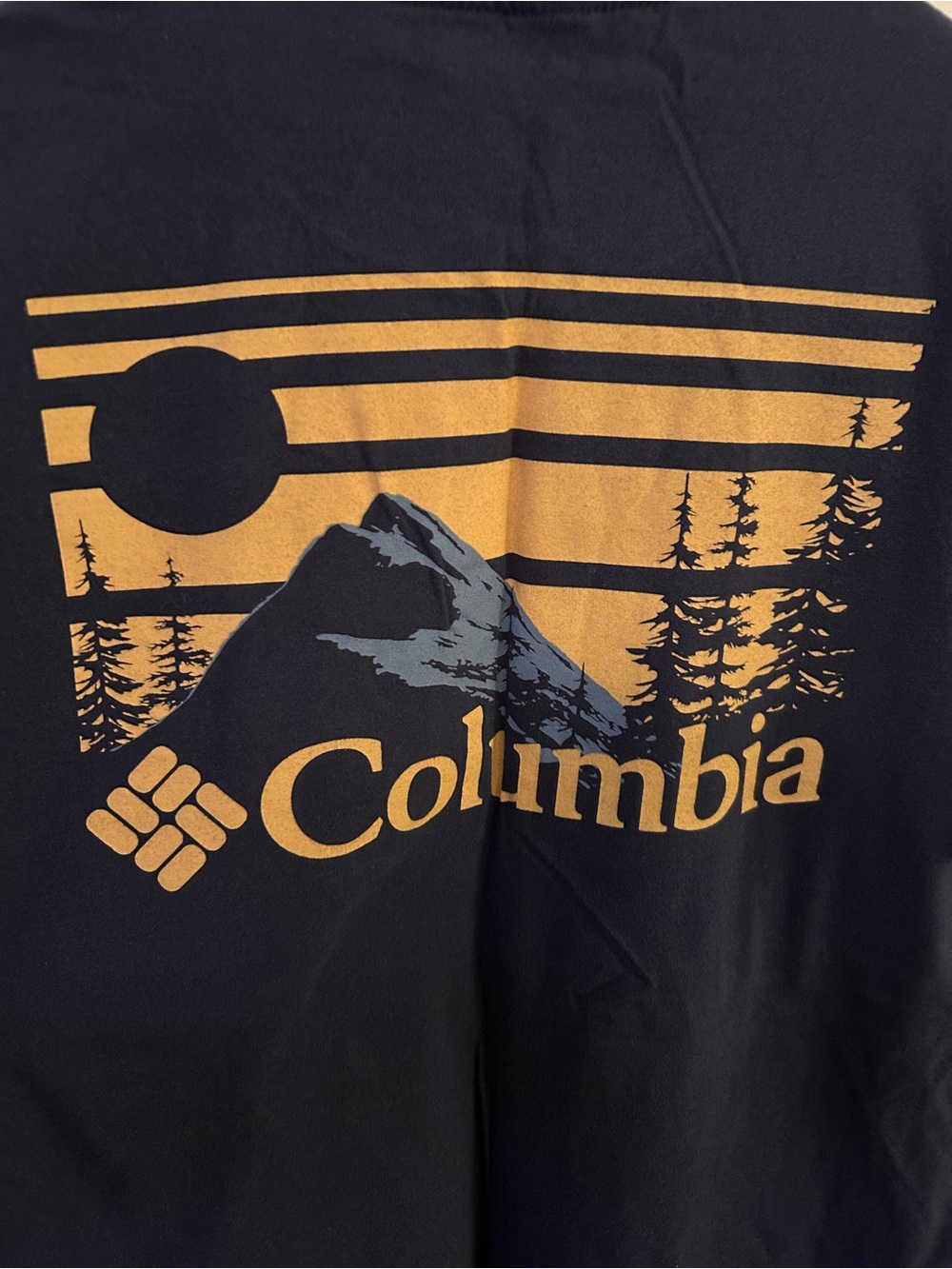 Columbia Navy Short-Sleeve Logo T-Shirt with Gold Accent - Picture 5 of 5